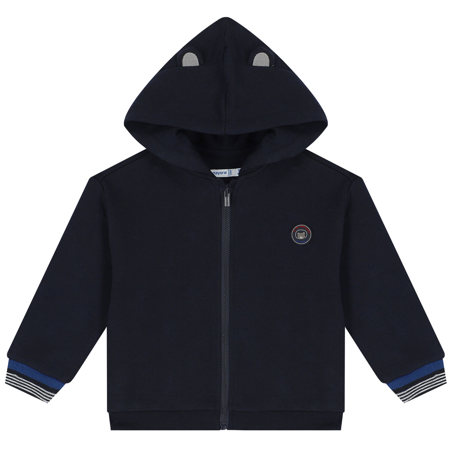 Younger Boys Navy Blue & Blue 3 Piece Tracksuit , 2, hi-res image number null